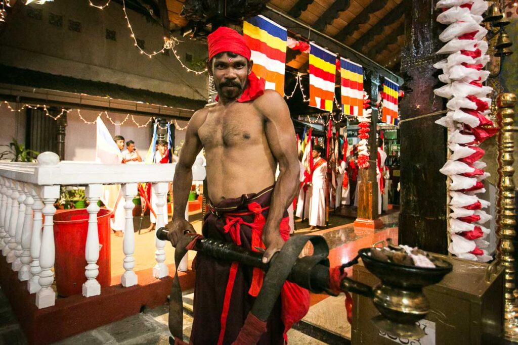 Kandy, Sri Lanka, 2016. Esala Perahera, the biggest buddhist Festival of Asia.