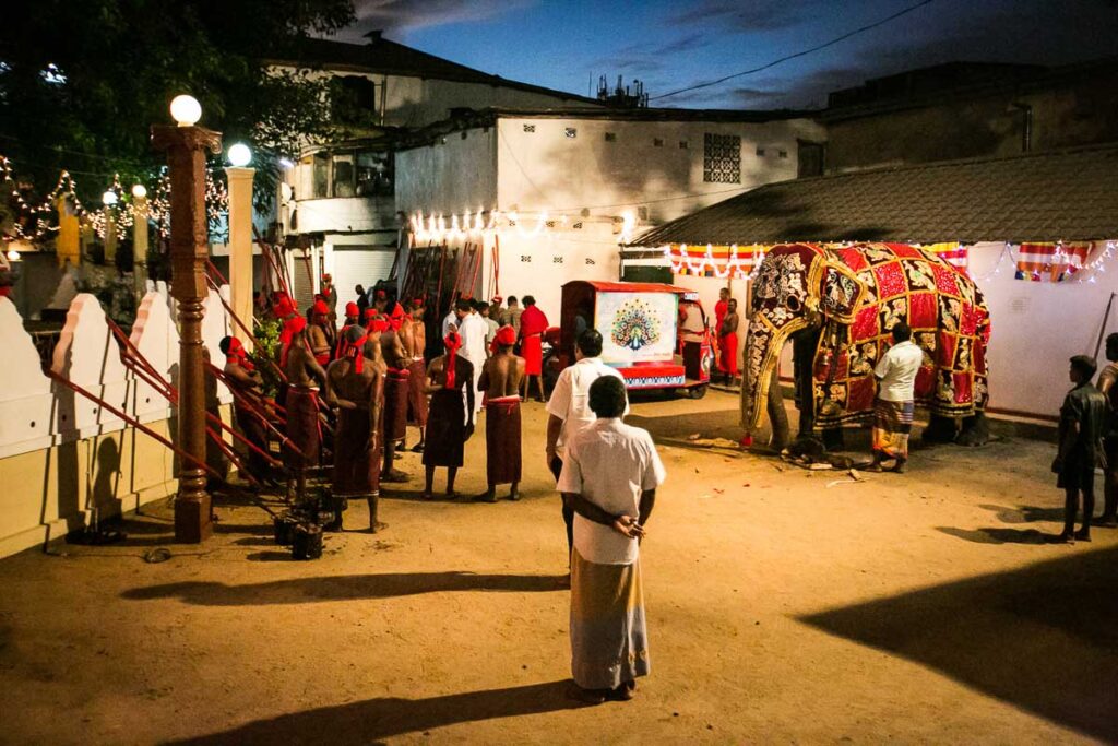 Kandy, Sri Lanka, 2016. Esala Perahera, the biggest buddhist Festival of Asia.