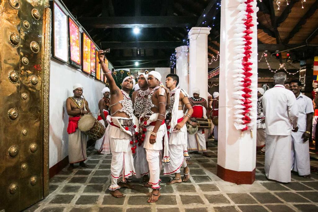 Kandy, Sri Lanka, 2016. Esala Perahera, the biggest buddhist Festival of Asia.