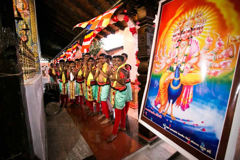 Kandy, Sri Lanka, 2016. Esala Perahera, the biggest buddhist Festival of Asia.