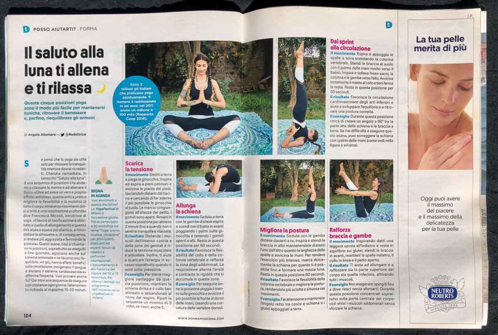 donna moderna yoga