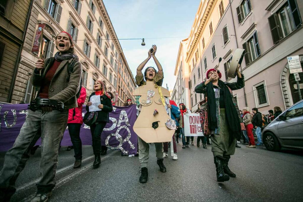 Manifestazione Non una di Meno, Roma 2018