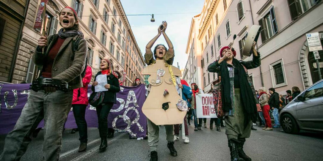 manifestazione non una di meno roma 2018