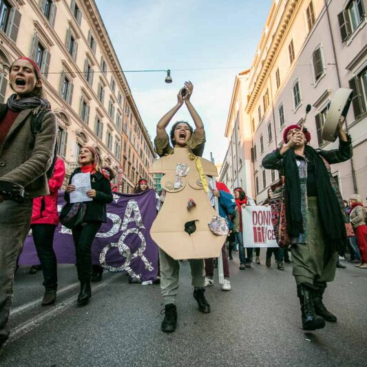 manifestazione non una di meno roma 2018