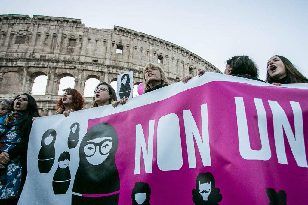 Manifestazione Non una di Meno, Roma 2019