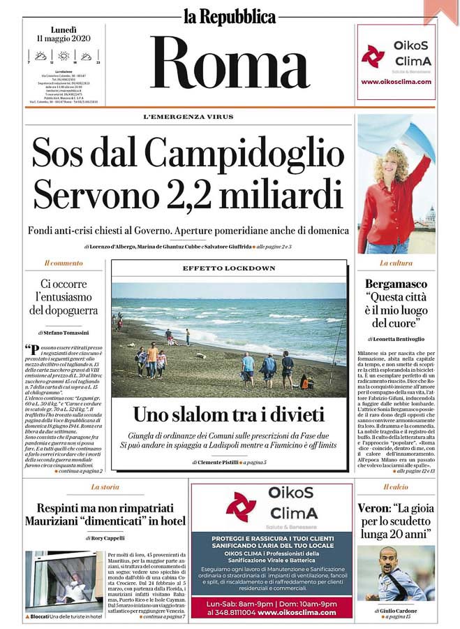 la repubblica roma covid